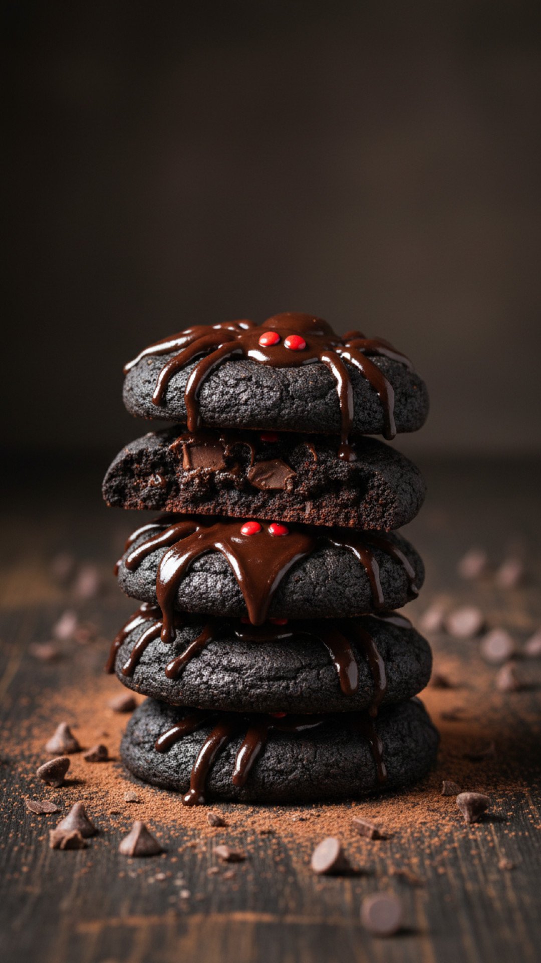 Sinister Spider Cookies Preparation