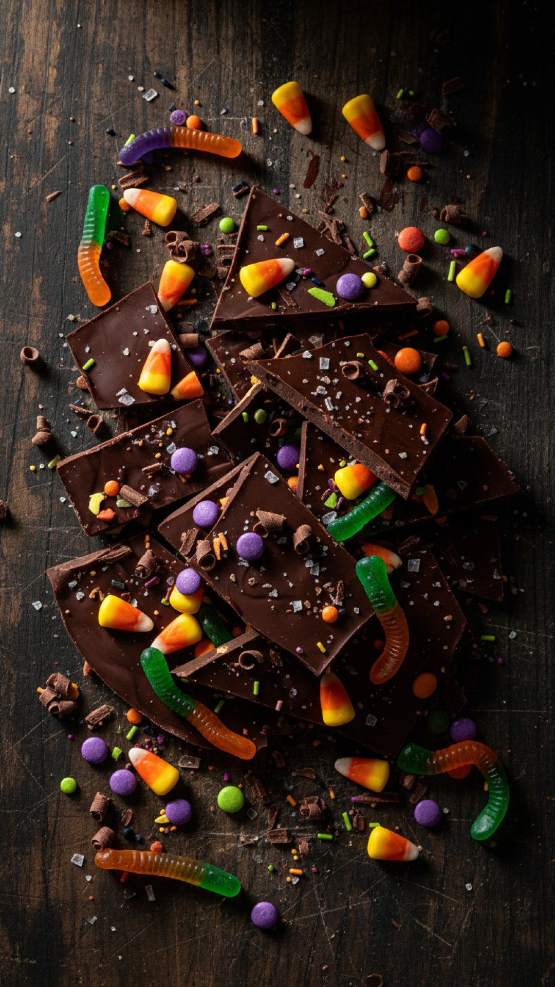 Sinister Sweets Candy Bark Preparation