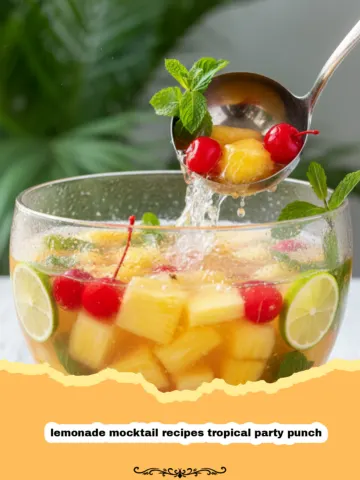 The Ultimate Lemonade Mocktail Recipes Tropical Party Punch for Every Occasion