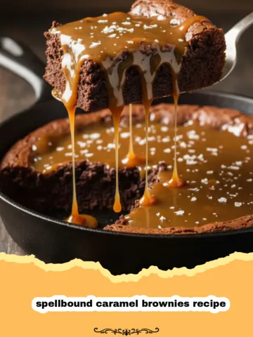 Spellbound Caramel Brownies: A Decadent Dark Chocolate Treat