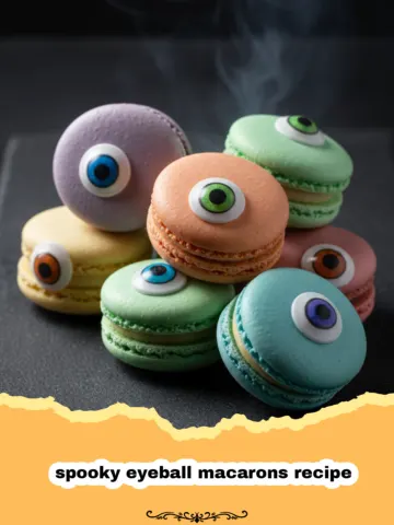 Spooky Eyeball Macarons Recipe for Halloween