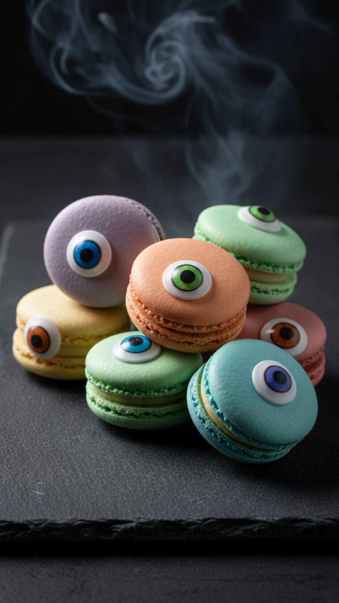 Spooky Eyeball Macarons Preparation