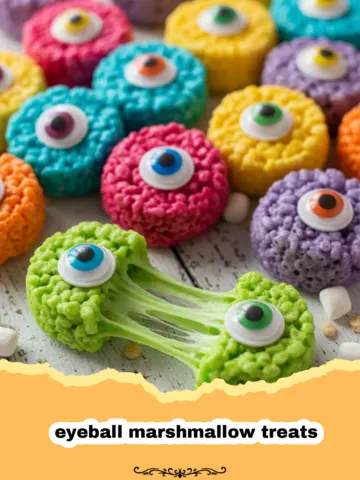 Quick and Easy Eyeball Marshmallow Treats 20 Quick and Easy Eyeball Marshmallow Treats