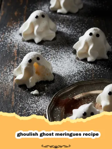 Spooky Sweet Treats: Ghoulish Ghost Meringues Recipe 24 Spooky Sweet Treats: Ghoulish Ghost Meringues Recipe
