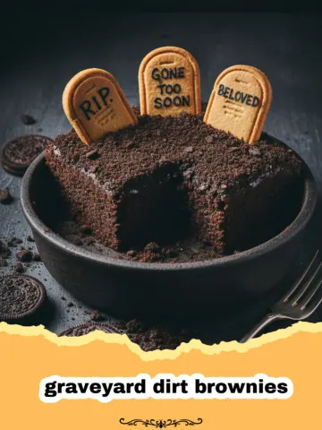 Graveyard Dirt Brownies: The Spookiest Halloween Treat