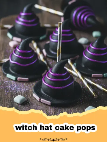 Magical Witch Hat Cake Pops for a Spooky Halloween