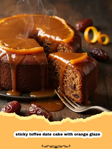 A Sweet Twist: Sticky Toffee Date Cake with Orange Glaze 24 A Sweet Twist: Sticky Toffee Date Cake with Orange Glaze
