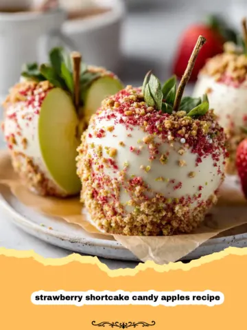 Dreamy Strawberry Shortcake Candy Apples: A Childhood Fairytale Come True! 24 Dreamy Strawberry Shortcake Candy Apples: A Childhood Fairytale Come True!