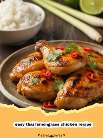 The Most Flavorful Easy Thai Lemongrass Chicken Recipe