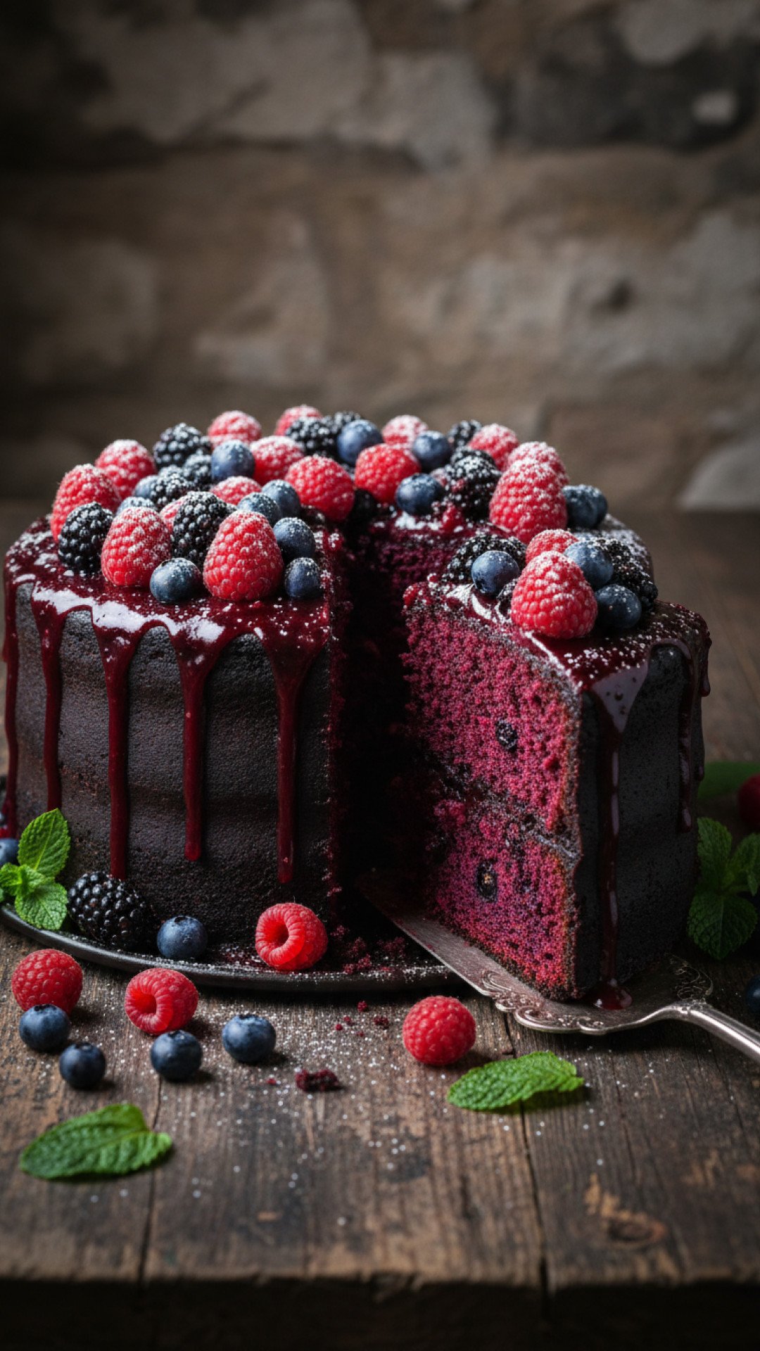 Magical Bewitched Berry Cake Recipe with a Gothic Twist 4 The Bewitched Berry Cake Preparation