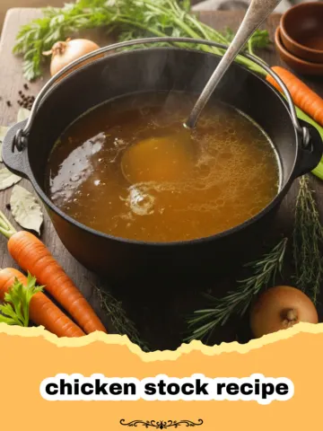 The Ultimate Homemade Golden Chicken Stock Recipe
