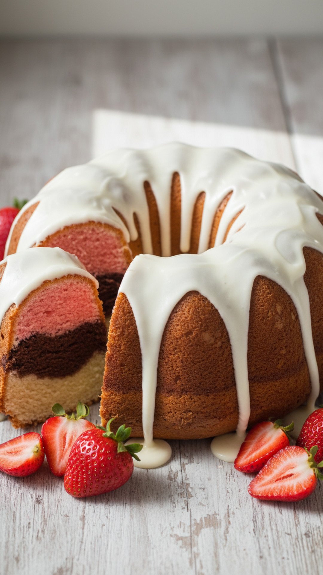 The Ultimate Neapolitan Bundt Cake: A Classic Trio of Flavors 4 The Ultimate Neapolitan Bundt Cake Preparation