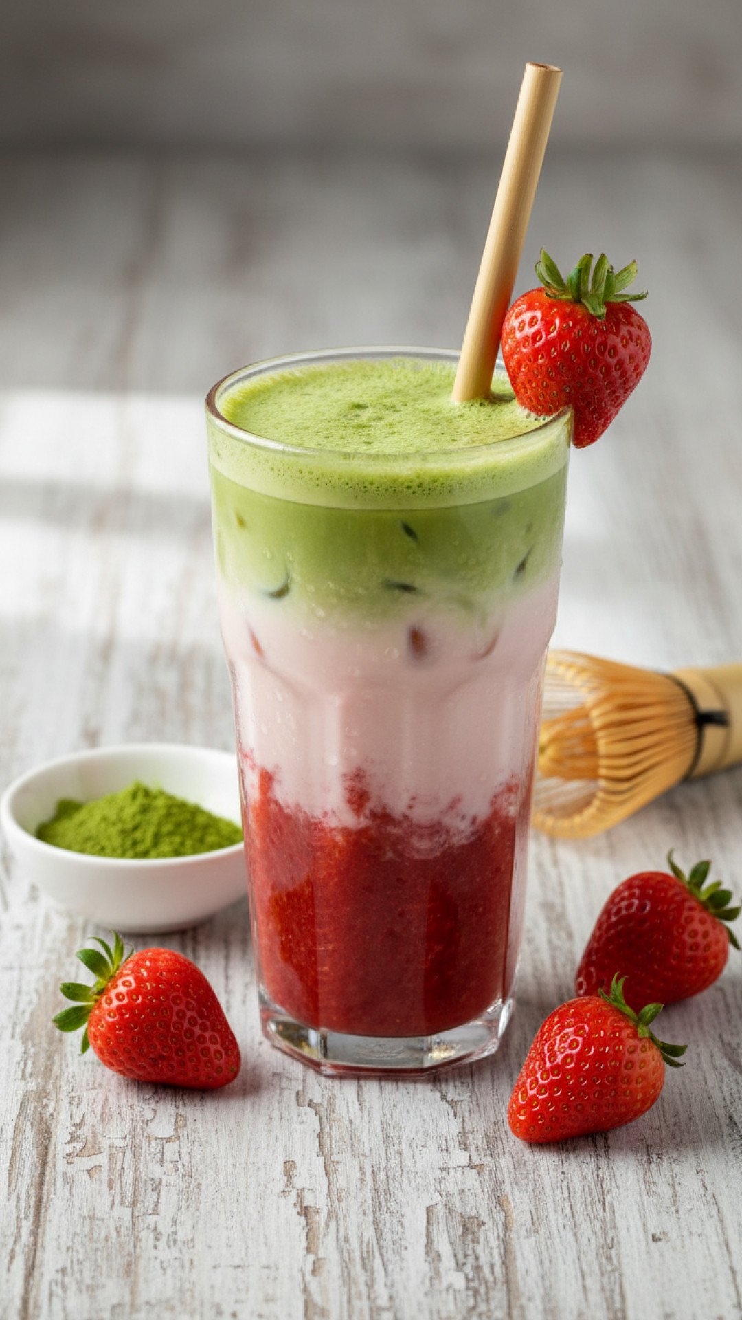 The Ultimate Strawberry Matcha Latte Preparation