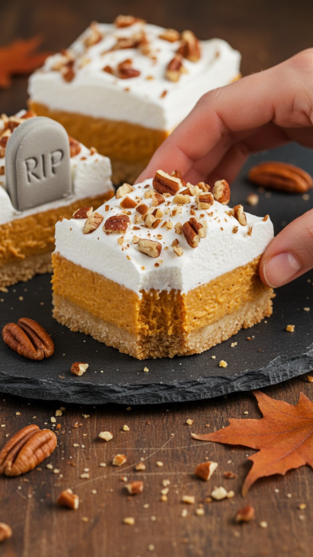 The Most Spooktacular Tombstone Pumpkin Bars Recipe for Halloween 4 Tombstone Pumpkin Bars Preparation