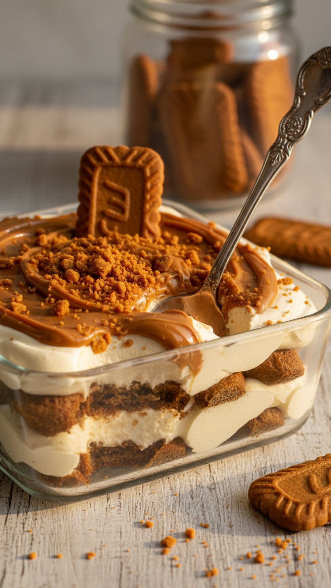Ultimate Biscoff Tiramisu Preparation
