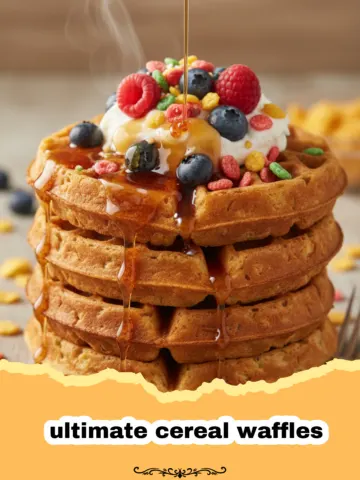 The Best Way to Start Your Day: Ultimate Cereal Waffles