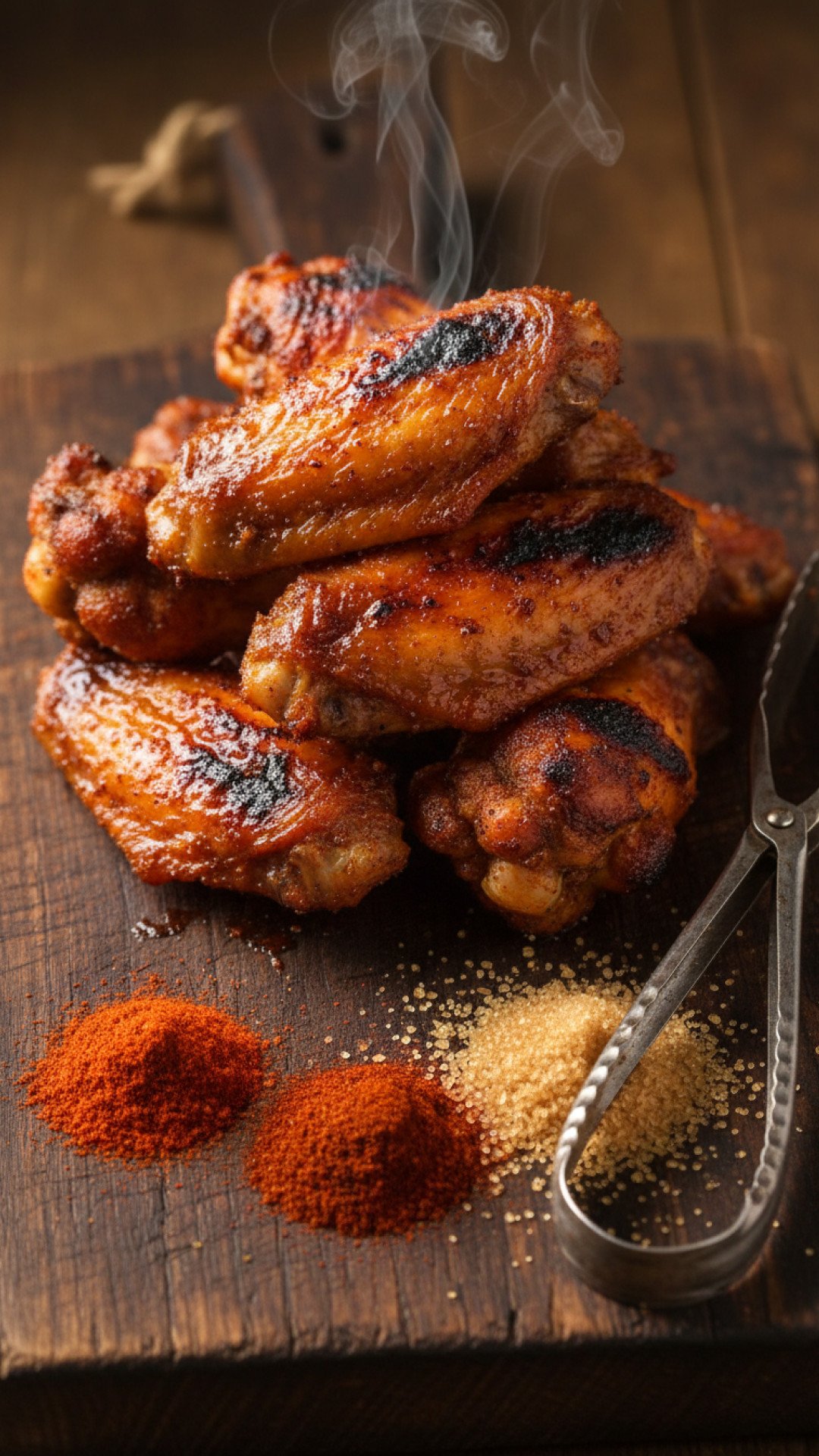 Ultimate Crispy Grilled Dry Rub Chicken Wings Preparation