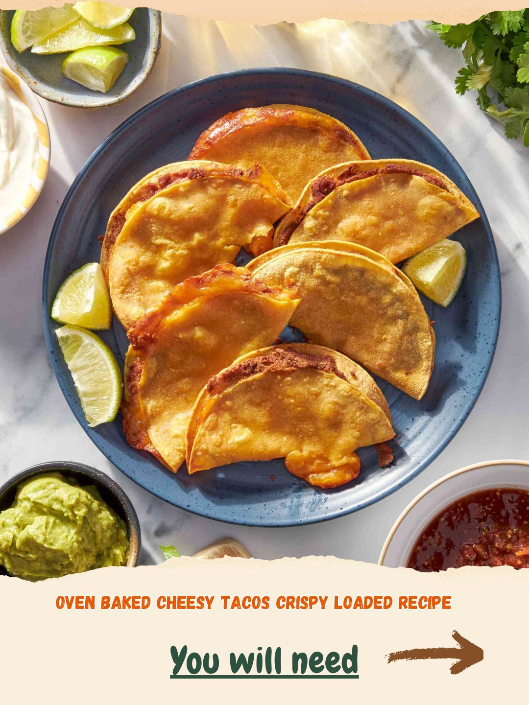 Ultimate Oven Baked Cheesy Crispy Loaded Tacos Preparation