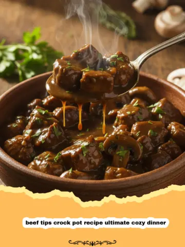Slow Cooker Beef Tips in Rich Savory Gravy