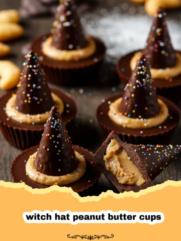 Spooky and Sweet: Easy Witch Hat Peanut Butter Cups 20 Spooky and Sweet: Easy Witch Hat Peanut Butter Cups