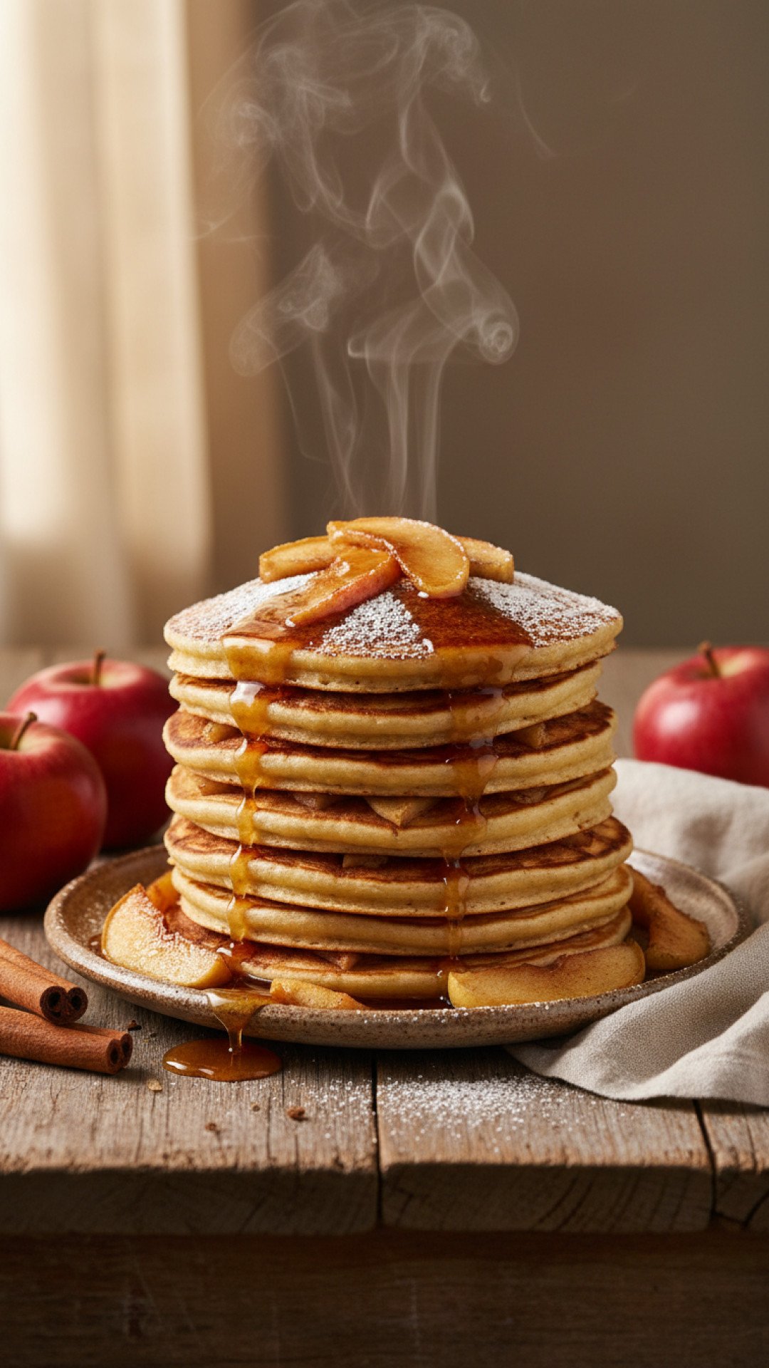 The Ultimate Homemade Apple and Cinnamon Pancakes 4 Apple and Cinnamon Pancakes Preparation