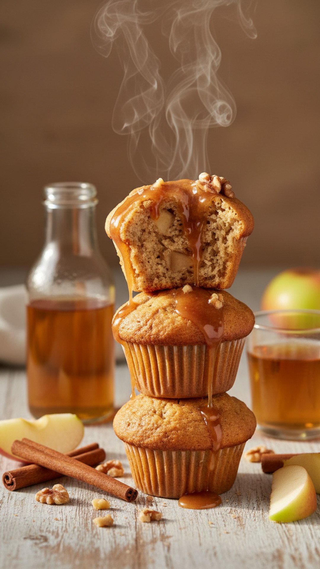 Apple Cider and Brown Sugar Muffins Preparation