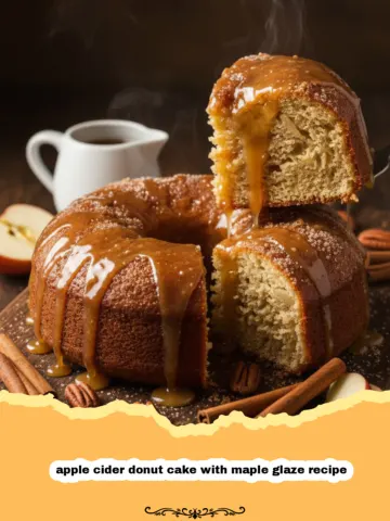 The Ultimate Apple Cider Donut Cake with Maple Glaze 6 The Ultimate Apple Cider Donut Cake with Maple Glaze