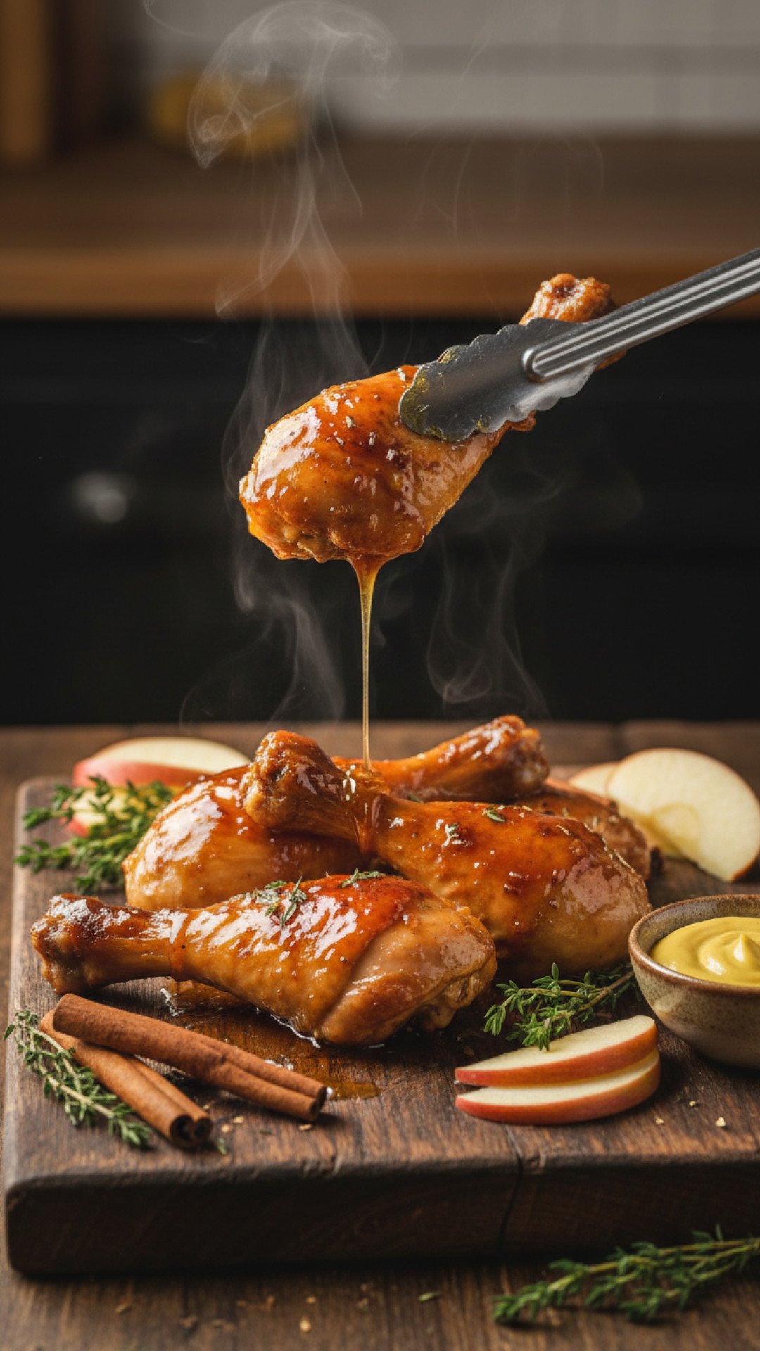 Apple Cider Glazed Chicken Drumsticks Preparation