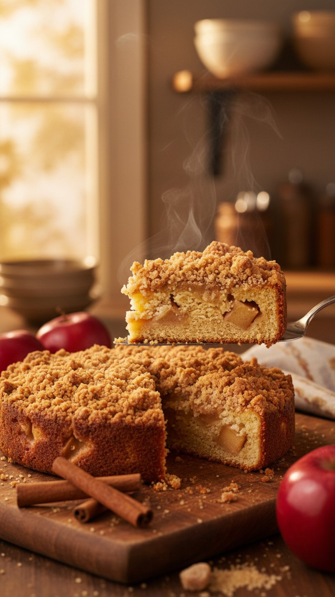 Apple Cinnamon Crumb Cake Preparation
