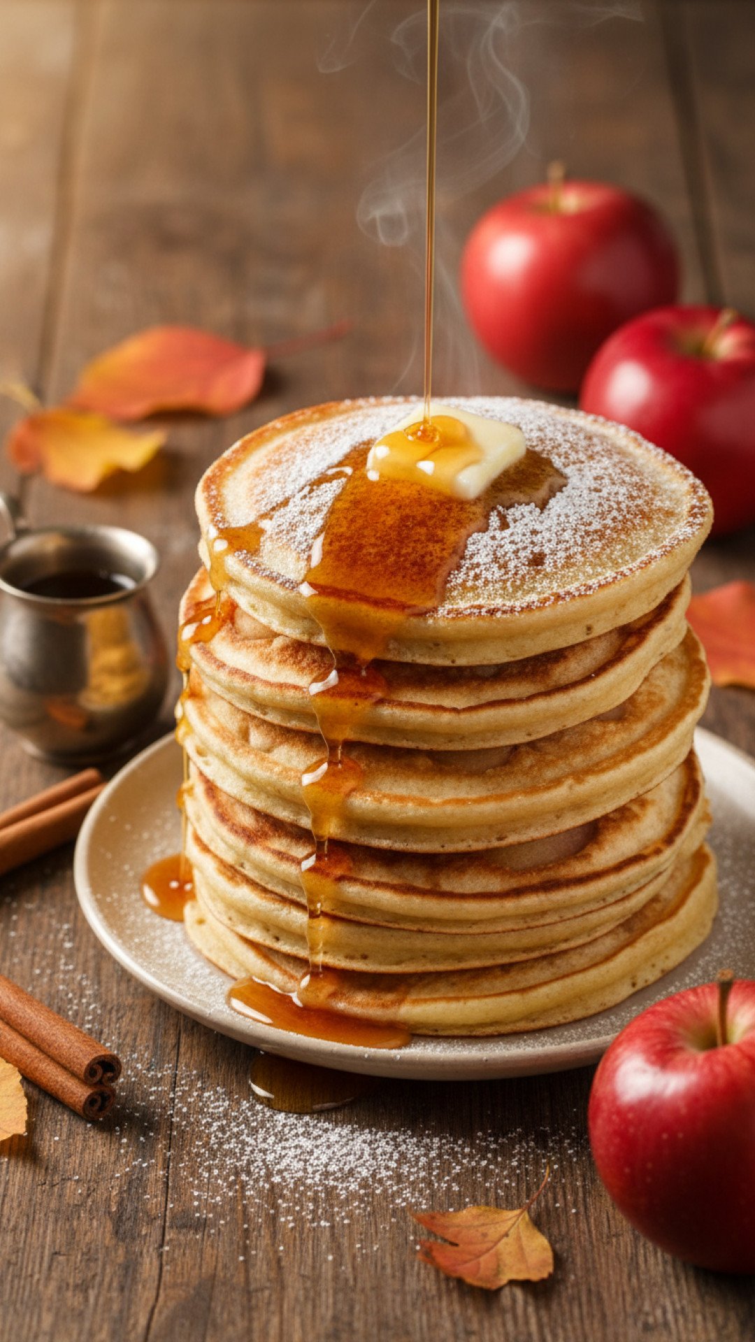 Apple Maple Pancakes Preparation