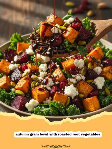 The Ultimate Autumn Grain Bowl with Roasted Root Vegetables