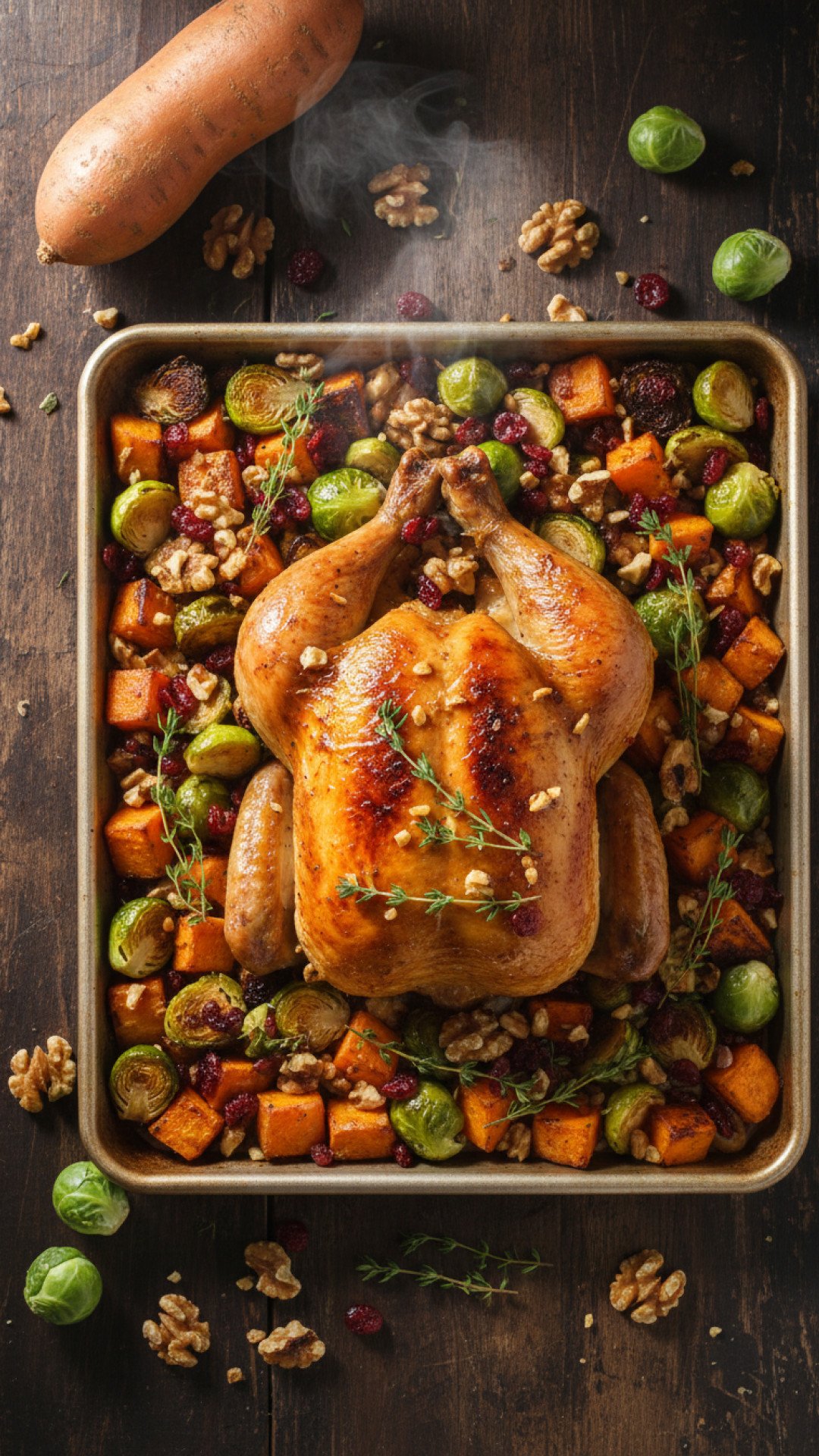 Healthy Autumn Harvest Chicken Sheet Pan with Root Vegetables 4 Autumn Harvest Chicken Sheet Pan with Root Vegetables Preparation