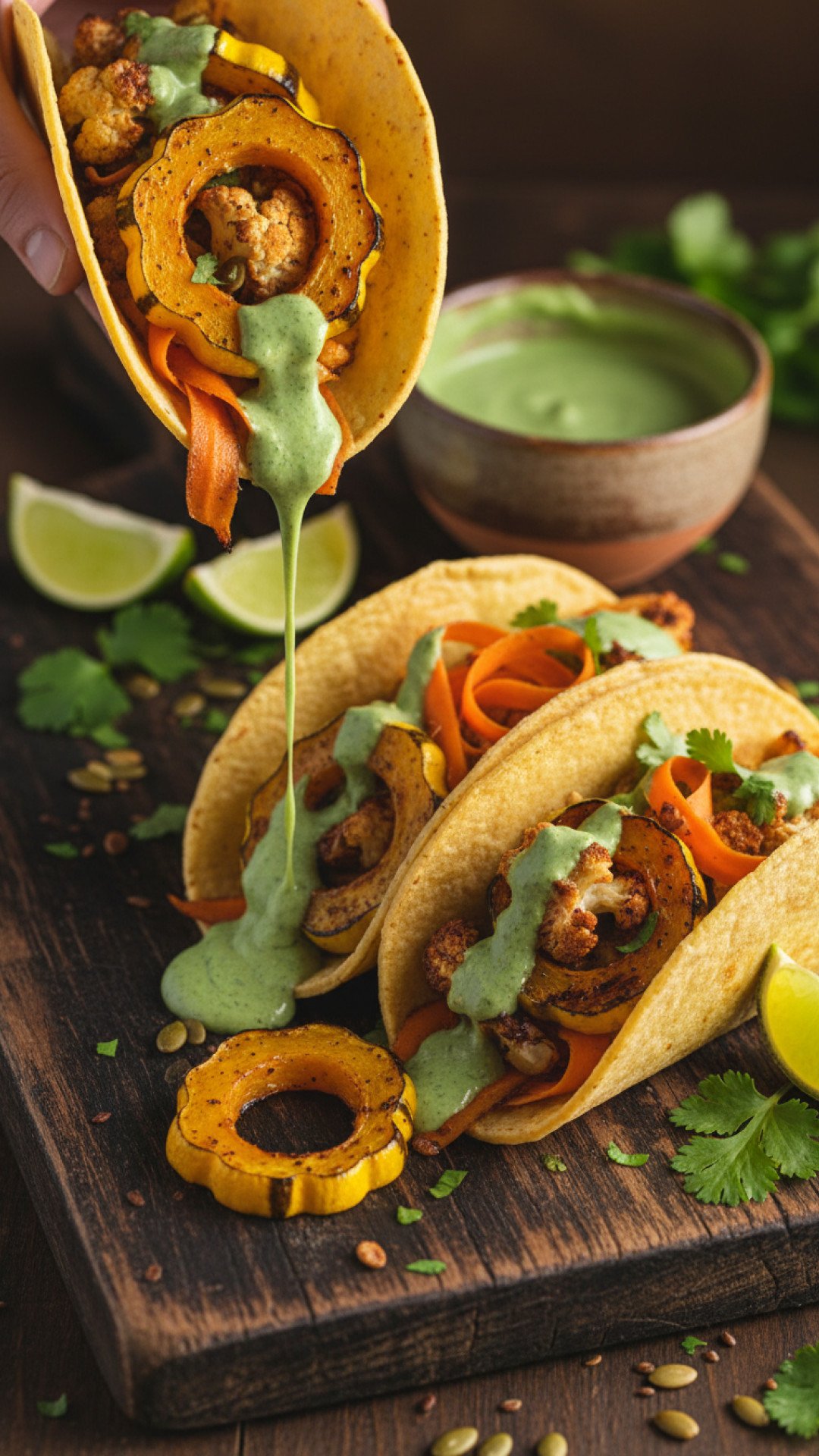 Autumn Harvest Tacos with Roasted Veggies Preparation