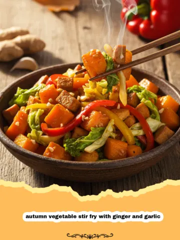 The Ultimate Autumn Vegetable Stir Fry with Ginger and Garlic