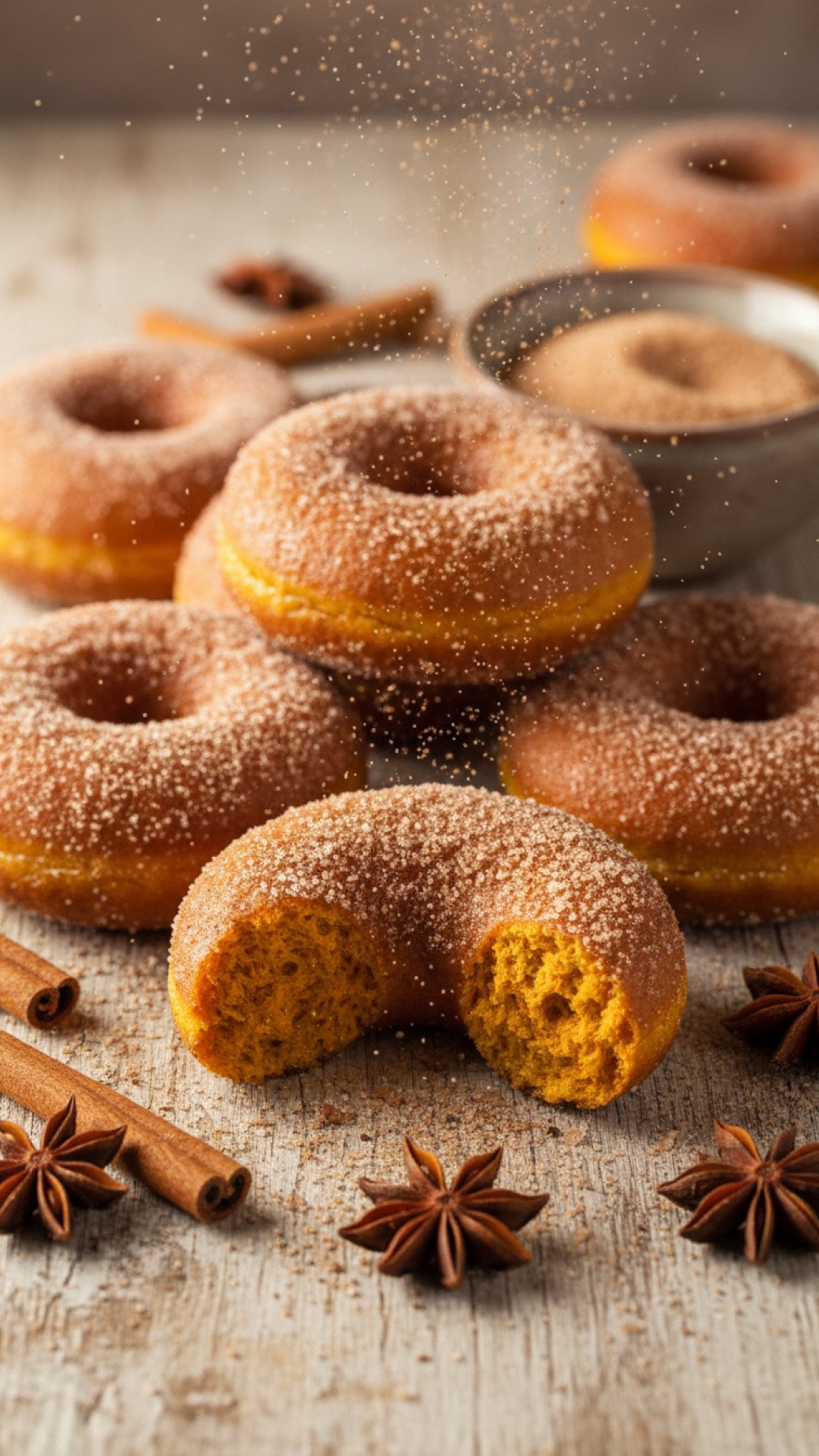 Baked Pumpkin Spice Doughnuts Preparation