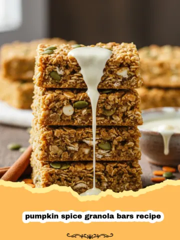 Healthy Homemade Pumpkin Spice Granola Bars