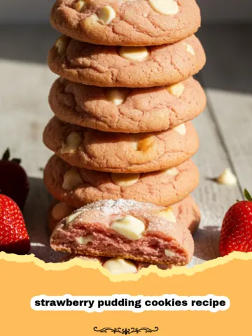 Soft and Chewy Strawberry Pudding Cookies: The Ultimate Pink Treat