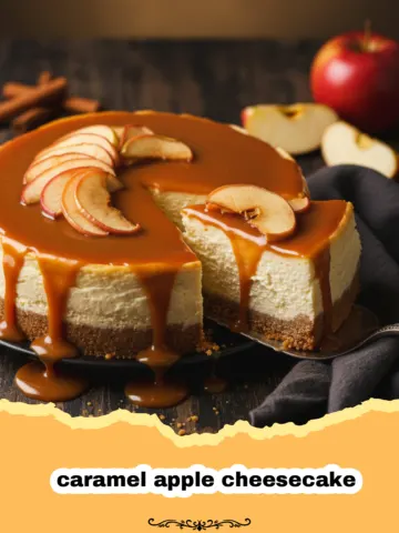 The Ultimate Creamy Caramel Apple Cheesecake