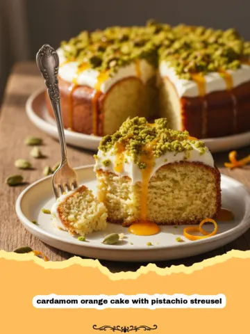 Cardamom Orange Cake with Pistachio Streusel 2 Cardamom Orange Cake with Pistachio Streusel