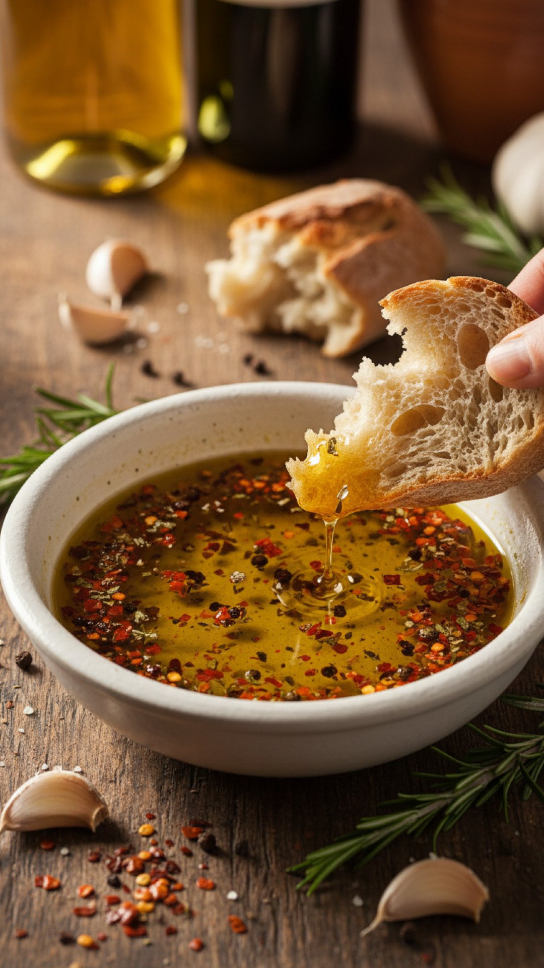 Carrabba's Style Bread Dipping Oil Preparation
