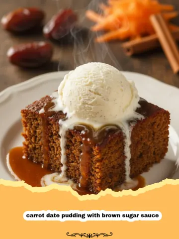 The Ultimate Comfort: Carrot Date Pudding with Brown Sugar Sauce 1 The Ultimate Comfort: Carrot Date Pudding with Brown Sugar Sauce