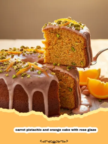 The Ultimate Carrot Pistachio and Orange Cake with Rose Glaze 12 The Ultimate Carrot Pistachio and Orange Cake with Rose Glaze
