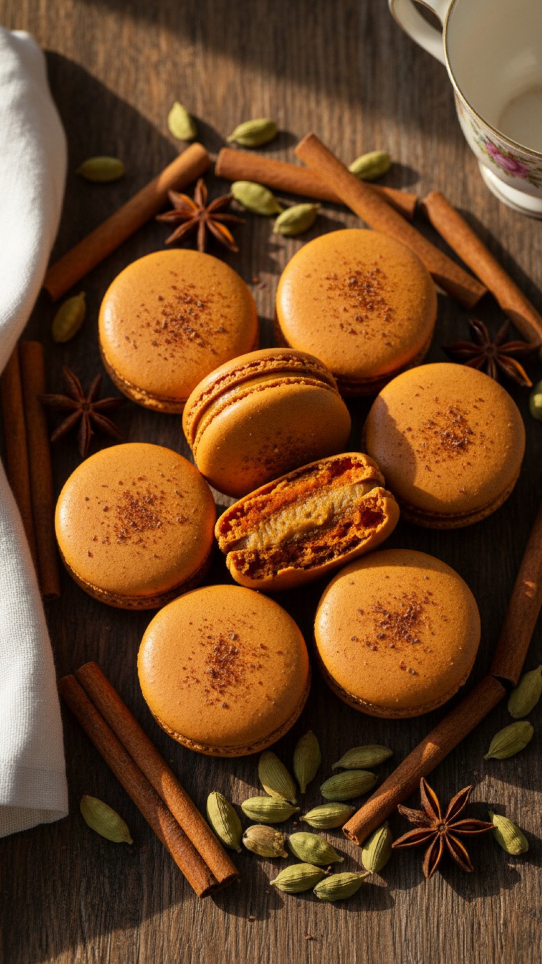 Homemade Chai Spiced Pumpkin Macaroons 4 Chai Spiced Pumpkin Macaroons Preparation