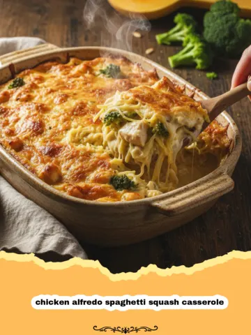 The Ultimate Chicken Alfredo Spaghetti Squash Casserole 20 The Ultimate Chicken Alfredo Spaghetti Squash Casserole