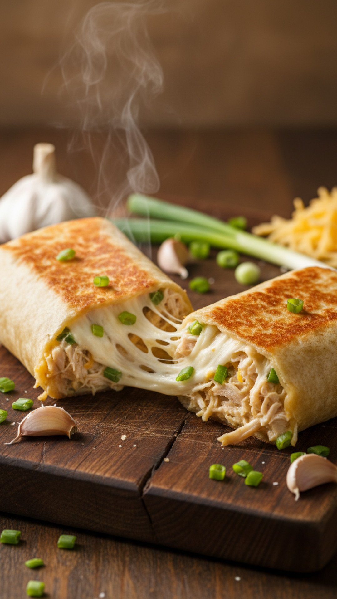 The Ultimate Cheesy Garlic Chicken Wraps Recipe 4 Cheesy Garlic Chicken Wraps Preparation