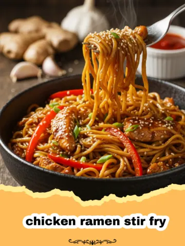 The Ultimate Easy Chicken Ramen Stir Fry