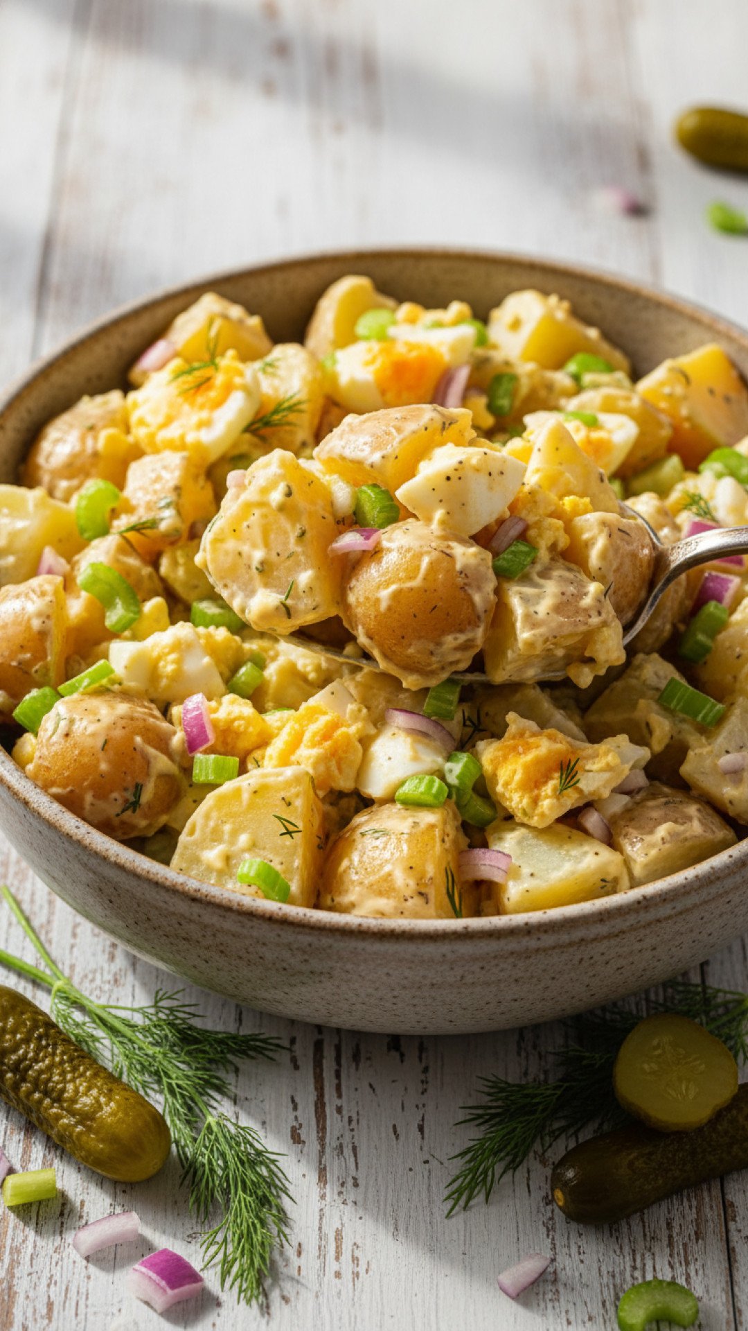 The Ultimate Creamy Potato Salad Recipe for Every Occasion 4 Classic Creamy Potato Salad Preparation
