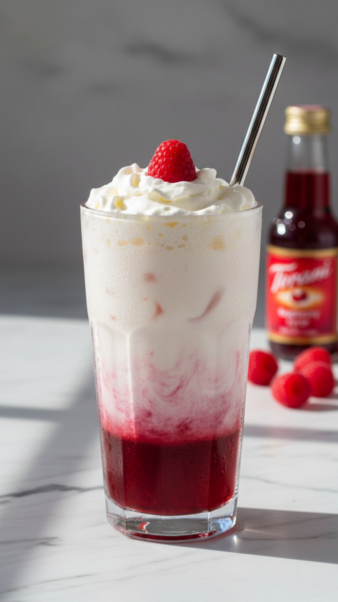 Classic Italian Cream Soda Preparation
