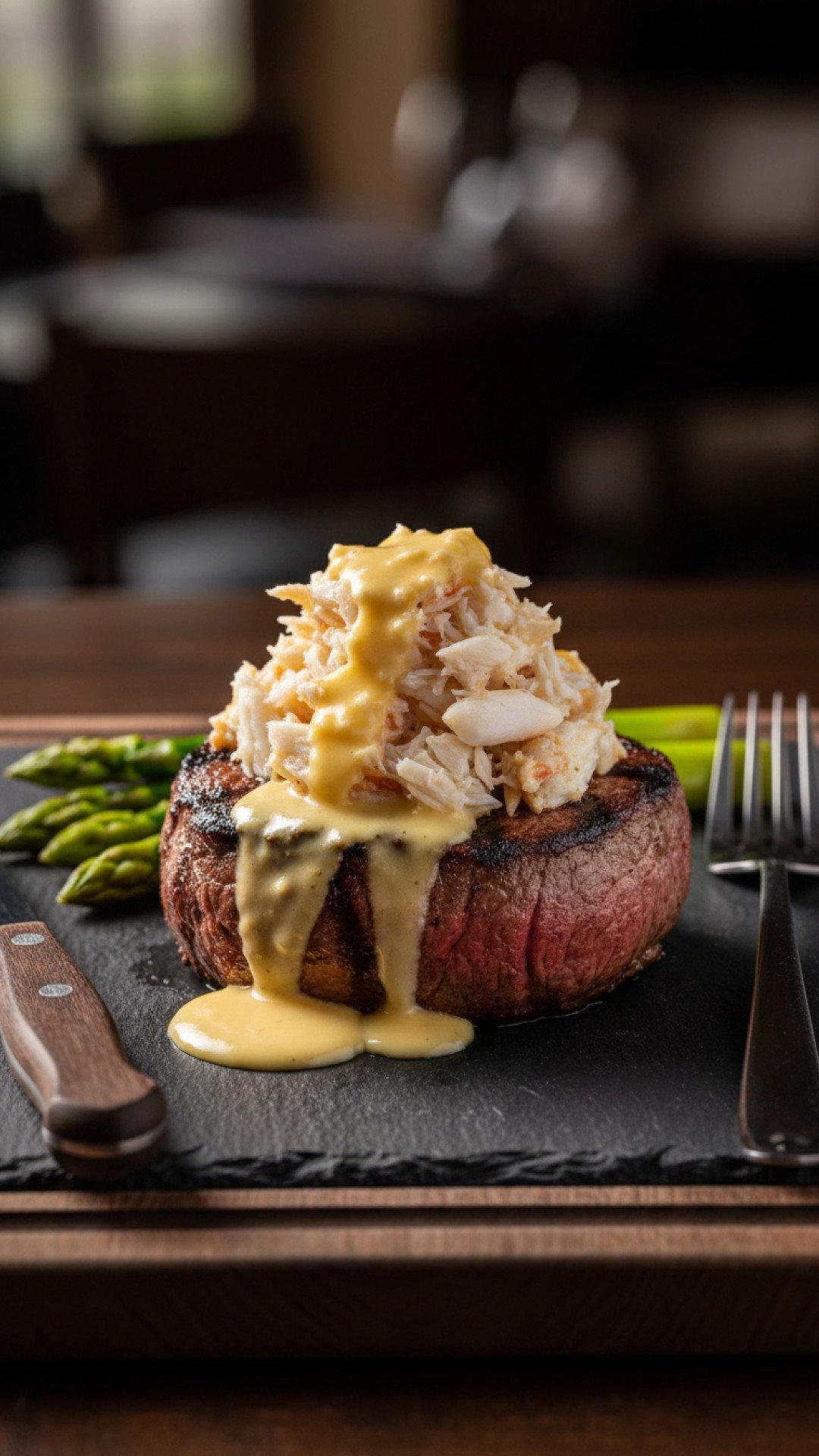 Classic Oscar Style Steak Preparation