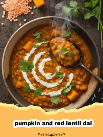 The Ultimate Creamy Pumpkin and Red Lentil Dal